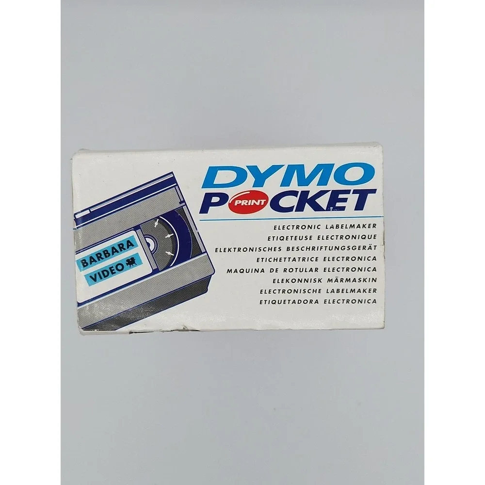 Dymo‎ Pocket Handheld Electronic Label Maker Esselte W/Manual